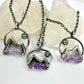 Mountains and the Moon *Silver Edition* Electroformed Necklace