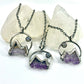 Mountains and the Moon *Silver Edition* Electroformed Necklace