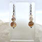 Montana Agate Drop Earrings, Smooth Finish