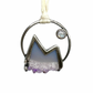 Mountains and the Moon Keepsake Ornament — Silver Electroformed