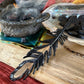 Peekaboo Feather - Copper Electroformed - Ornamental Keepsake, Ritual Altar Decor