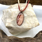 Rhodochrosite Necklace - Copper Electroformed