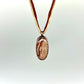 Rhodochrosite Necklace - Copper Electroformed