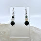 Moss Agate & Montana Agate Drop Earrings, Smooth Finish