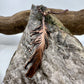 Real Feather Necklace - Copper Electroformed