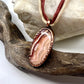 Rhodochrosite Necklace - Copper Electroformed