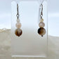 Montana Agate Drop Earrings, Faceted