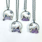 Mountains and the Moon *Silver Edition* Electroformed Necklace