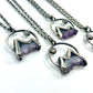 Mountains and the Moon *Silver Edition* Electroformed Necklace