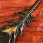Peekaboo Feather - Copper Electroformed - Ornamental Keepsake, Ritual Altar Decor