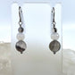 Montana Agate Drop Earrings, Faceted