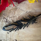 Peekaboo Feather - Copper Electroformed - Ornamental Keepsake, Ritual Altar Decor