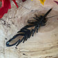 Peekaboo Feather - Copper Electroformed - Ornamental Keepsake, Ritual Altar Decor