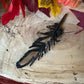 Peekaboo Feather - Copper Electroformed - Ornamental Keepsake, Ritual Altar Decor