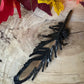 Peekaboo Feather - Copper Electroformed - Ornamental Keepsake, Ritual Altar Decor
