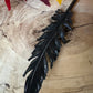 Peekaboo Feather - Copper Electroformed - Ornamental Keepsake, Ritual Altar Decor