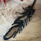 Peekaboo Feather - Copper Electroformed - Ornamental Keepsake, Ritual Altar Decor