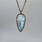 Larimar Necklace - Copper Electroformed