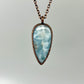 Larimar Necklace - Copper Electroformed