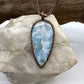 Larimar Necklace - Copper Electroformed