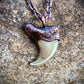 Cougar Claw with Malachite - Copper Electroformed Necklace