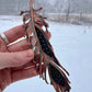 Peekaboo Guinea Feather - Copper Electroformed - Ornamental Keepsake