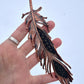 Peekaboo Guinea Feather - Copper Electroformed - Ornamental Keepsake