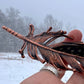 Peekaboo Guinea Feather - Copper Electroformed - Ornamental Keepsake