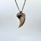 Black Bear Claw Necklace, Small Rear Claw - Copper Electroformed