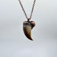 Black Bear Claw Necklace, Small Rear Claw - Copper Electroformed