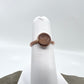 Size 4.5 Rose Quartz Ring - Copper Electroformed