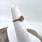 Size 5.5 Rose Quartz Ring - Copper Electroformed