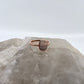 Size 7.5 Rhodochrosite Ring - Copper Electroformed