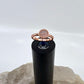 Size 4 Rose Quartz Ring - Copper Electroformed