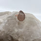 Size 6.75 Rose Quartz Ring - Copper Electroformed