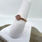 Size 6.5 Rose Quartz Ring - Copper Electroformed