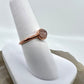 Size 6.5 Rose Quartz Ring - Copper Electroformed