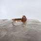 Size 7 Rhodochrosite Ring - Copper Electroformed