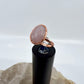 Size 7 Rose Quartz Ring - Copper Electroformed