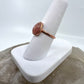 Size 6.75 Rhodochrosite Ring - Copper Electroformed