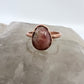 Size 6.75 Rhodochrosite Ring - Copper Electroformed