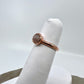 Size 4.25 Rose Quartz Ring - Copper Electroformed