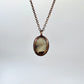 Montana Agate -- Copper Electroformed Necklace