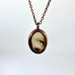 Montana Agate -- Copper Electroformed Necklace