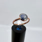 Size 8.25 Moonstone Ring - Copper Electroformed