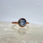 Size 8.25 Moonstone Ring - Copper Electroformed