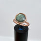 Size 8.25 Labradorite Ring - Copper Electroformed