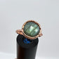 Size 8.25 Labradorite Ring - Copper Electroformed