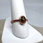 Size 8.25 Blue Tiger’s Eye Ring - Copper Electroformed