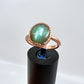 Size 7 Labradorite Ring - Copper Electroformed